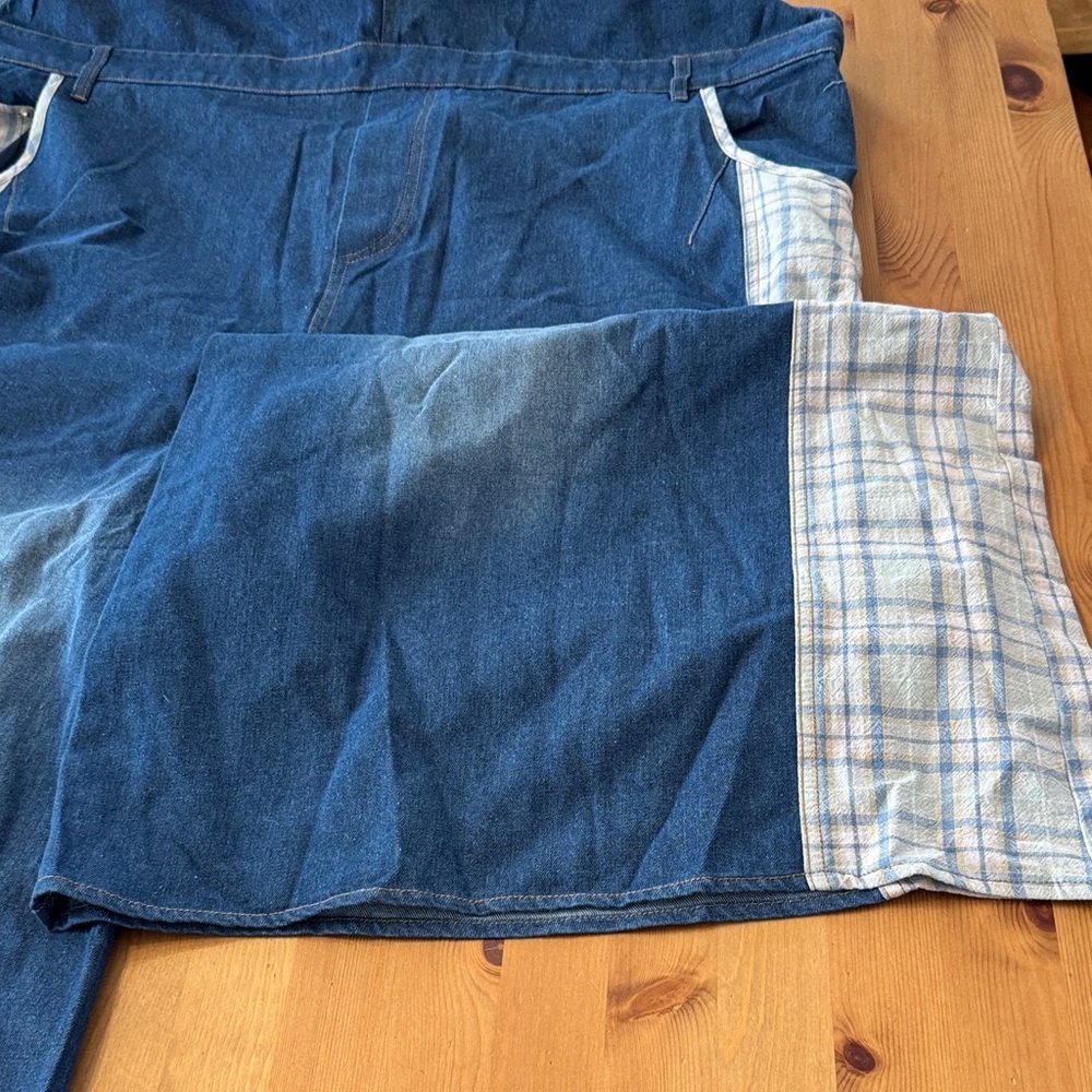 Nwt! Oddi Women's Patchwork Denim Overalls Plus S… - image 7